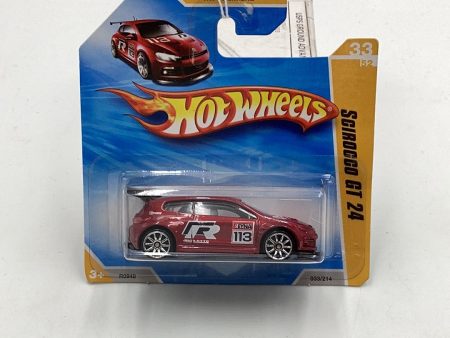 2010 Hot Wheels #120 Scirocco GT 24 Short Card international release 81B Online now