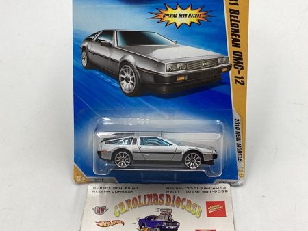 2010 Hot Wheels #15 81 DeLorean DMC-12 silver 60A For Cheap