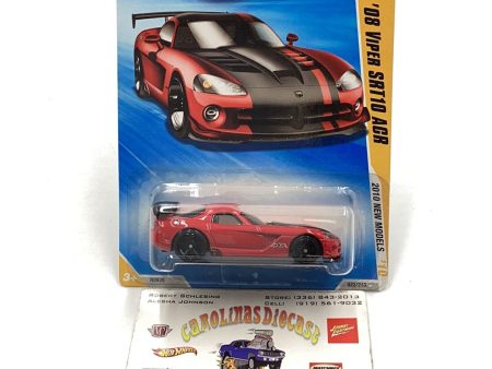 2010 Hot wheels #22 08 Viper Str10 ACR red 59E Cheap