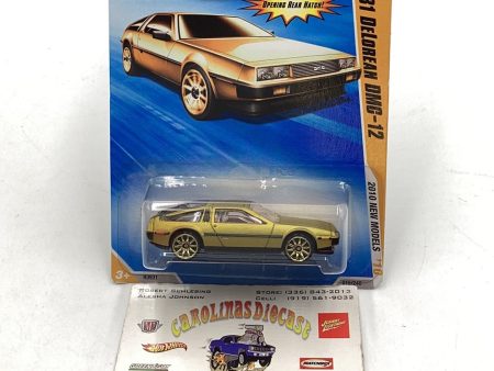 2010 Hot Wheels #15 81 DeLorean DMC-12 gold 60B Online