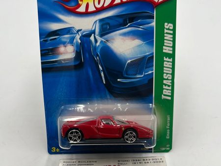 2007 Hot Wheels Treasure Hunt #9 Enzo Ferrari 129 180 Red Seats Online