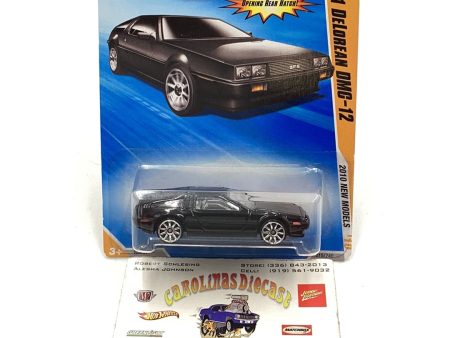 2010 Hot Wheels #15 81 DeLorean DMC-12 black 60B For Cheap