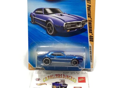 2010 Hot Wheels #3 67 Pontiac Firebird 400 blue 58G For Cheap