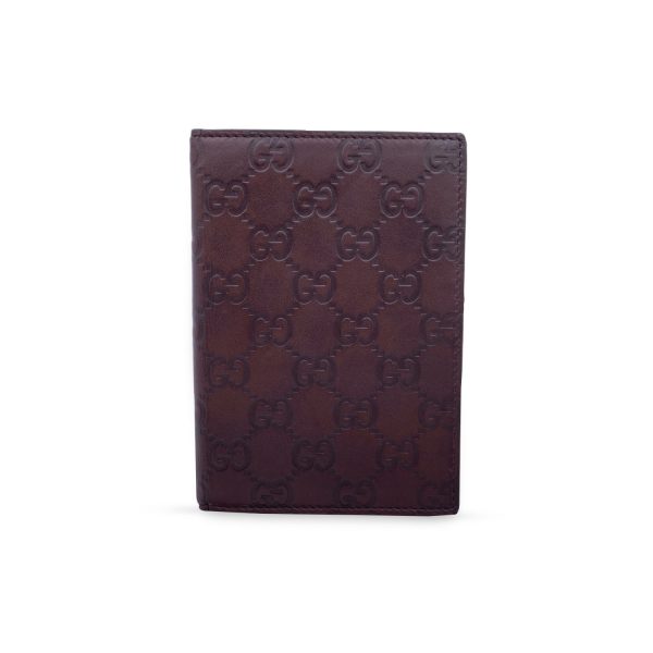 Gucci Brown Guccissima Leather Travel Two Photo Pictures Holder Fashion