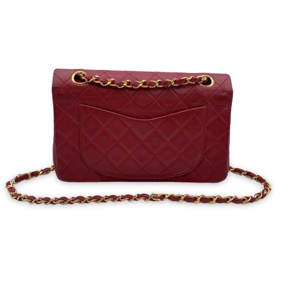 Chanel Vintage Red Quilted Timeless Classic Small 2.55 Bag 23 cm Online Sale