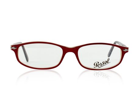 Persol Vintage Mint Unisex 2592-V 218 Red Eyeglasses 51 16 135 mm For Sale