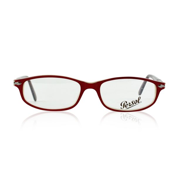 Persol Vintage Mint Unisex 2592-V 218 Red Eyeglasses 51 16 135 mm For Sale