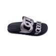 Hermes Silver Leather Extra Slide Sandals Shoes Size 37 Online