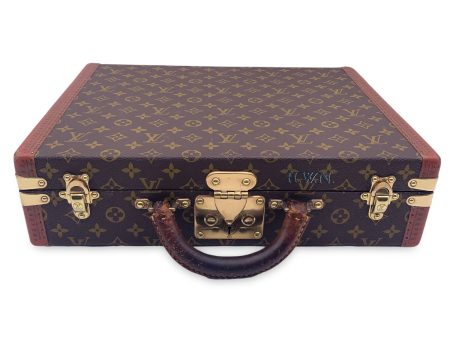 Louis Vuitton Vintage Monogram President Hard Case Briefcase Bag For Discount