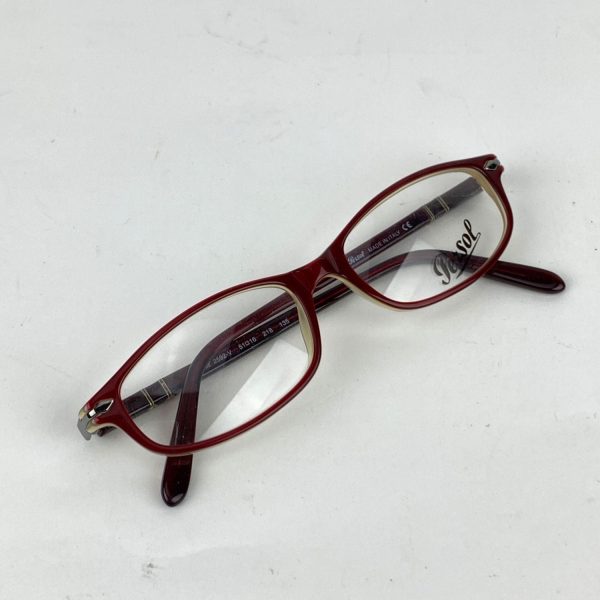 Persol Vintage Mint Unisex 2592-V 218 Red Eyeglasses 51 16 135 mm For Sale