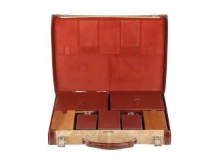 Hermes Vintage Rare Travel Grooming Set with Toiletry Accessories Online now