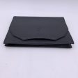 Yves Saint Laurent Vintage Black Leather YSL Logo Clutch Bag For Cheap