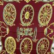 Hermes Paris Vintage Silk Scarf Roues de Canon 1967 Latham Fashion