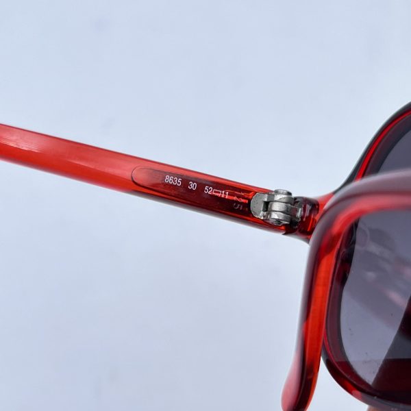 Terri Brogan Vintage Red Acetate Optyl 8635 52 11 Sunglasses Supply