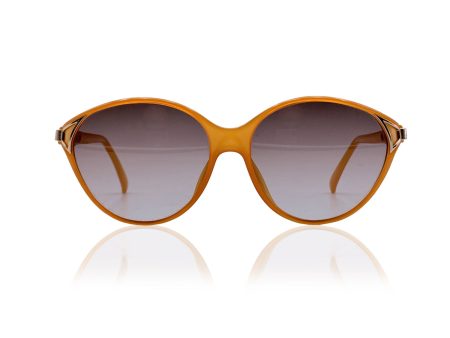 Christian Dior Vintage Orange Acetate Sunglasses 2306 40 55 15 125mm For Sale