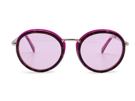 Emilio Pucci Mint Women Pink Sunglasses EP 46-O 55Y 49 20 135 mm Fashion