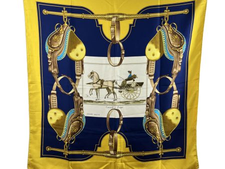 Hermes Paris Vintage Silk Scarf Carrick a Pompe 1975 Latham Online Sale