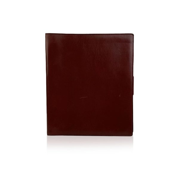 Gucci Vintage Burgundy Leather 5 Ring 1976 Agenda Sale