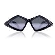 Gucci Black Acetate Rhinestones GG0496S Sunglasses 59 18 145mm Discount