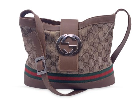 Gucci Limited Edition Monogram GG Sherry Line Shoulder Bag For Sale