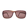 Yves Saint Laurent Vintage Brown Mint Unisex Sunglasses Icare 59mm Online now