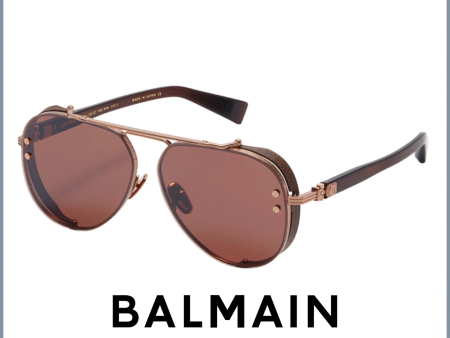 Balmain CAPTAINE BPS-125E-62 Unisex Sunglasses Sale