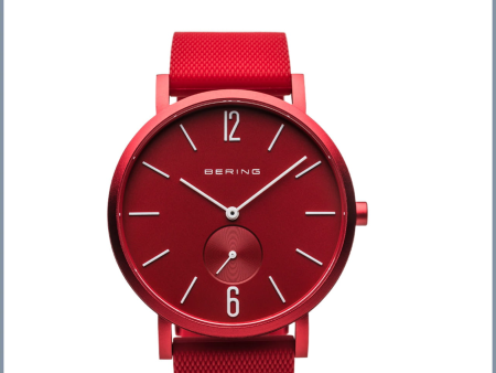 Bering Watches Sale mat red 16940-599 Women Fashion