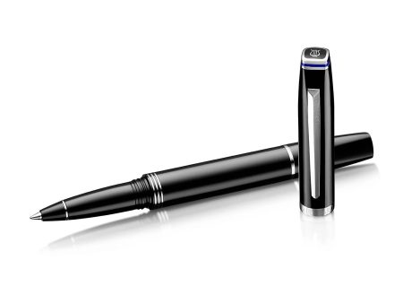 Lapis Bard Contemporary Roller Ball Pen - Black CT Cheap