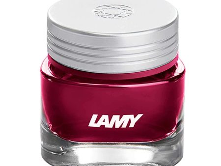 Lamy T53 Crystal Ruby Ink Bottle, Wine Red - 30ml For Sale