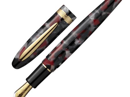 Laban Taroko Fountain Pen - Autumn Red GT Sale