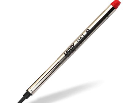 Lamy M63 Roller Ball Pen Refill - Red - Medium For Sale