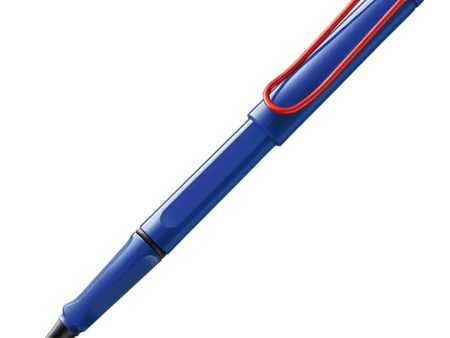 Lamy Safari Roller Ball Pen - Blue Red (Special Edition) For Cheap